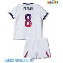 Camisa de time de futebol Paris Saint-Germain Fabian Ruiz #8 Replicas 2º Equipamento Infantil 2026-27 Manga Curta (+ Calças curtas)